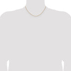 1.25mm 14K Yellow Gold Round Cable Chain - Sophia Jewelers