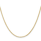 1.45mm 14K Yellow Gold Round Cable Chain - Sophia Jewelers
