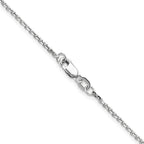 1.45mm 14K White Gold Round Cable Chain - Sophia Jewelers