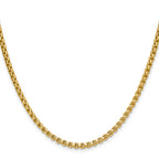 3.7mm 14K Yellow Gold Box Chain - Sophia Jewelers