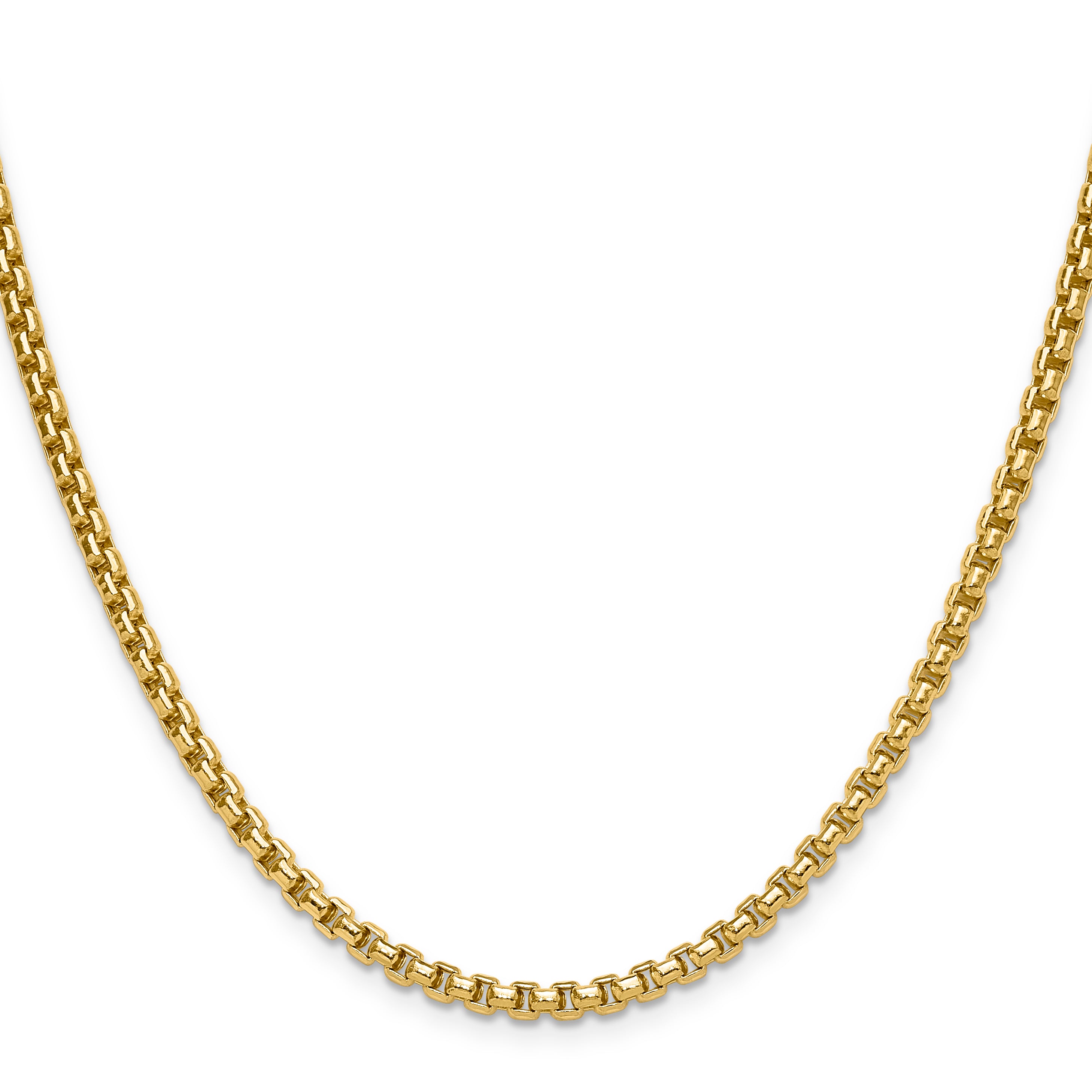 3.7mm 14K Yellow Gold Box Chain - Sophia Jewelers