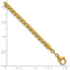3.7mm 14K Yellow Gold Box Chain - Sophia Jewelers
