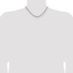 2.2mm 14K White Gold Beveled D/C Paperclip Chain - Sophia Jewelers