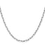 3.0mm 14K White Gold Beveled D/C Paperclip Chain - Sophia Jewelers