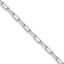 3.5mm 14K White Gold Beveled D/C Paperclip Chain - Sophia Jewelers