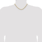 4.5mm 14K Yellow Gold Solid Beveled Paperclip Chain - Sophia Jewelers