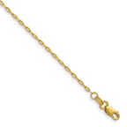 1.4mm 14K Yellow Gold D/C Long Link Cable Chain - Sophia Jewelers