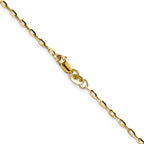 1.75mm 14K Yellow Gold D/C Long Link Cable Chain - Sophia Jewelers