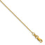 1.0mm 14K Yellow Gold D/C Oval Link Chain - Sophia Jewelers