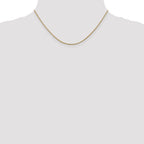 1.0mm 14K Yellow Gold Round Snake Chain - Sophia Jewelers