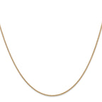 1.3mm 14K Yellow Gold Round Snake Chain - Sophia Jewelers