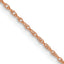 0.7mm 14K Rose Gold Cable Rope Chain - Sophia Jewelers