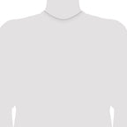 Women's 14K White Gold Solid Carded Chain Necklace 0.7mm
