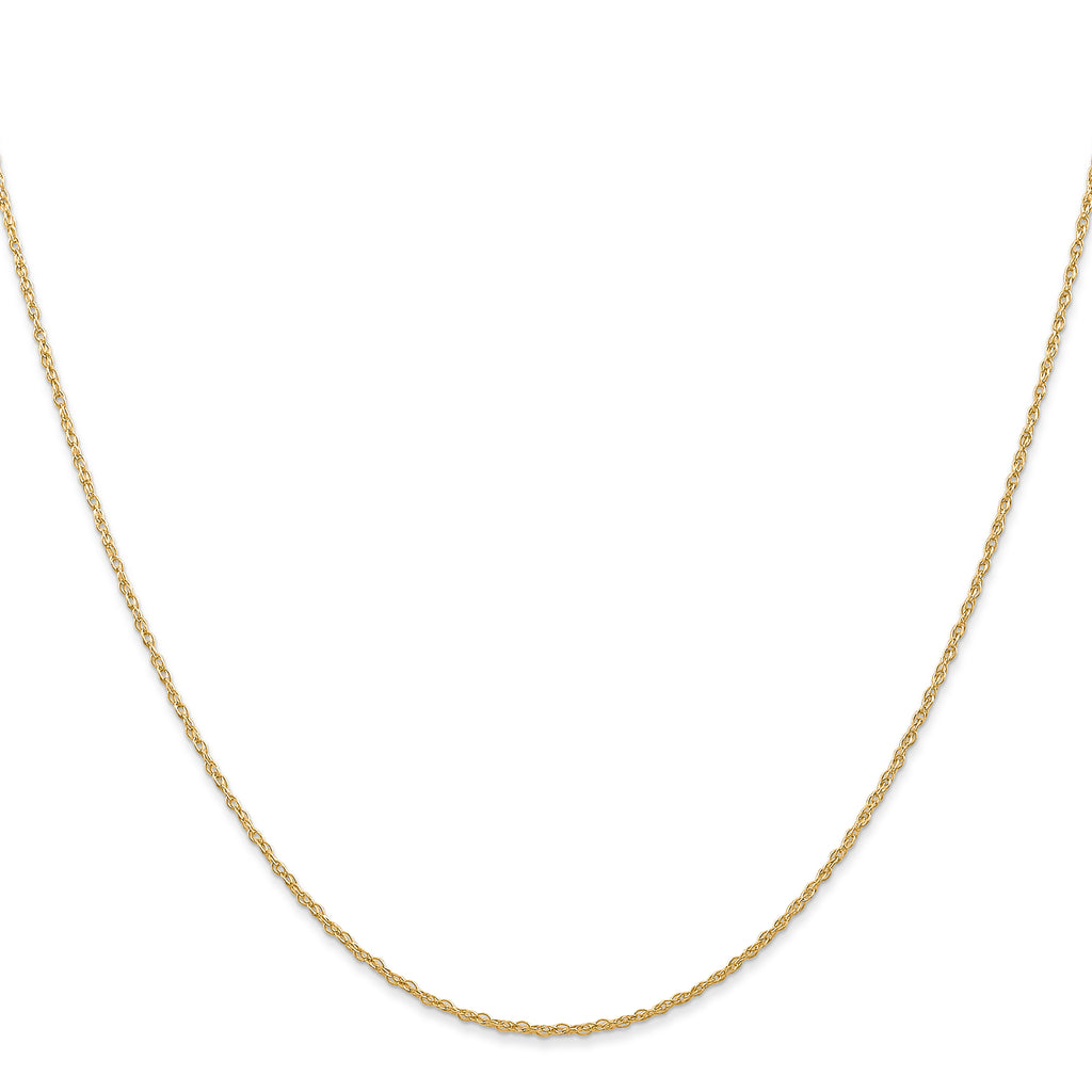 0.7mm 14K Yellow Gold Cable Rope Chain - Sophia Jewelers