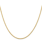 1.75mm 10K Yellow Gold Diamond-Cut Rope Chain - Sophia Jewelers