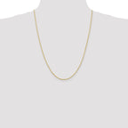 10K 1.75mm Diamond-Cut Rope Chain