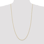 10K 1.75mm Diamond-Cut Rope Chain