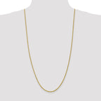 Rope Chain in 10K Yellow Gold, Bracelet to Necklace Lengths, 2.5mm - Sophia Jewelers