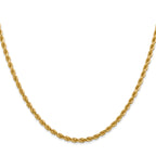 2.75mm 10K Yellow Gold Diamond-Cut Rope Chain - Sophia Jewelers