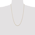 Rope Chain in 10K Yellow Gold, Bracelet to Necklace Lengths, 2.5mm - Sophia Jewelers