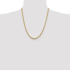 Rope Chain in 10K Yellow Gold, Bracelet to Necklace Lengths, 3mm - Sophia Jewelers
