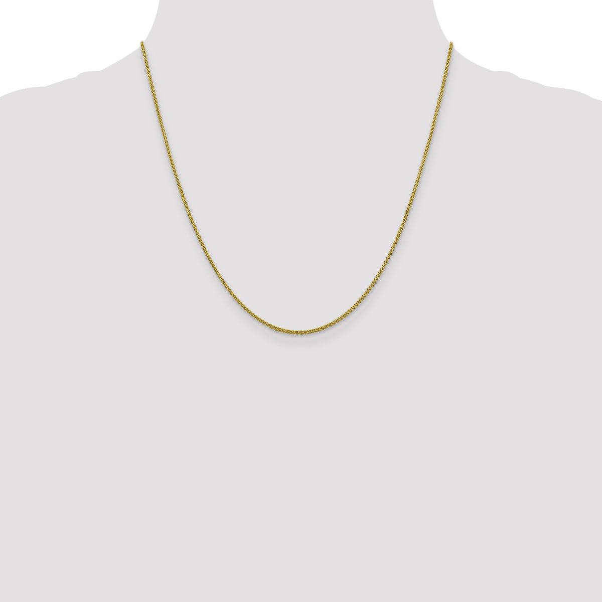 10K 1.5mm  D/C Spiga Chain
