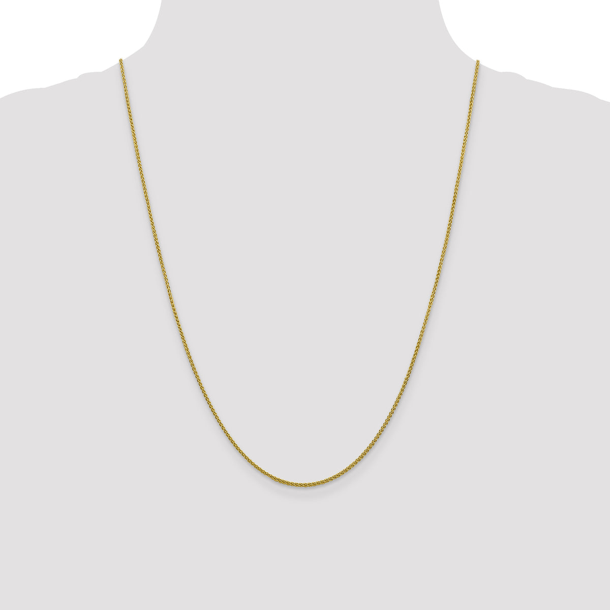 10K 1.5mm  D/C Spiga Chain