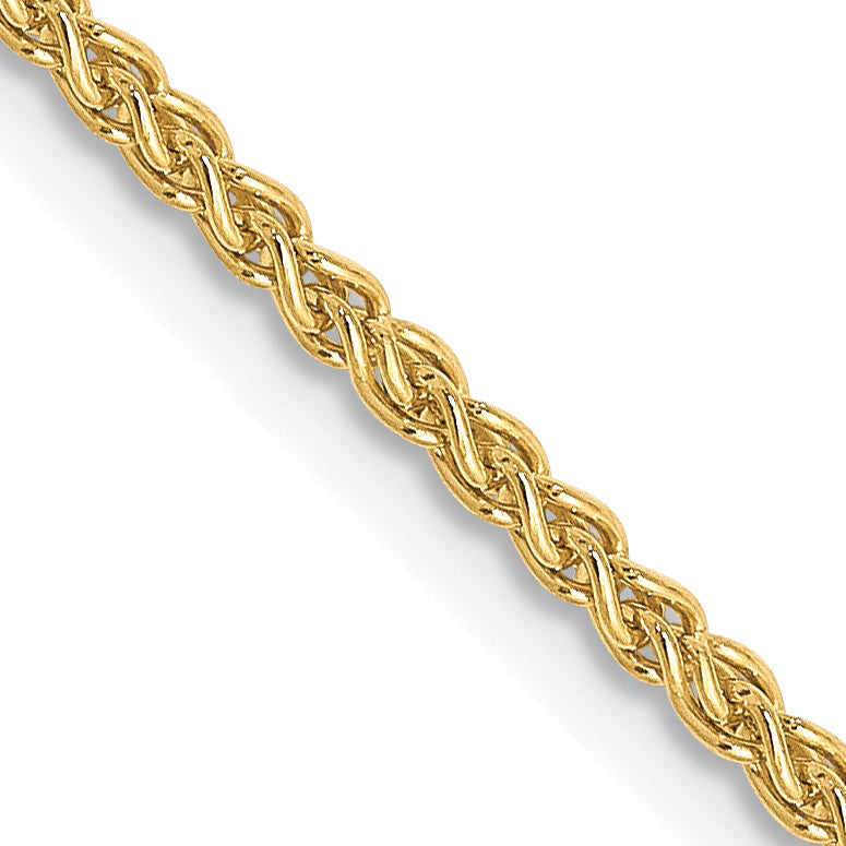 1.5mm 10K Yellow Gold Spiga Chain - Sophia Jewelers