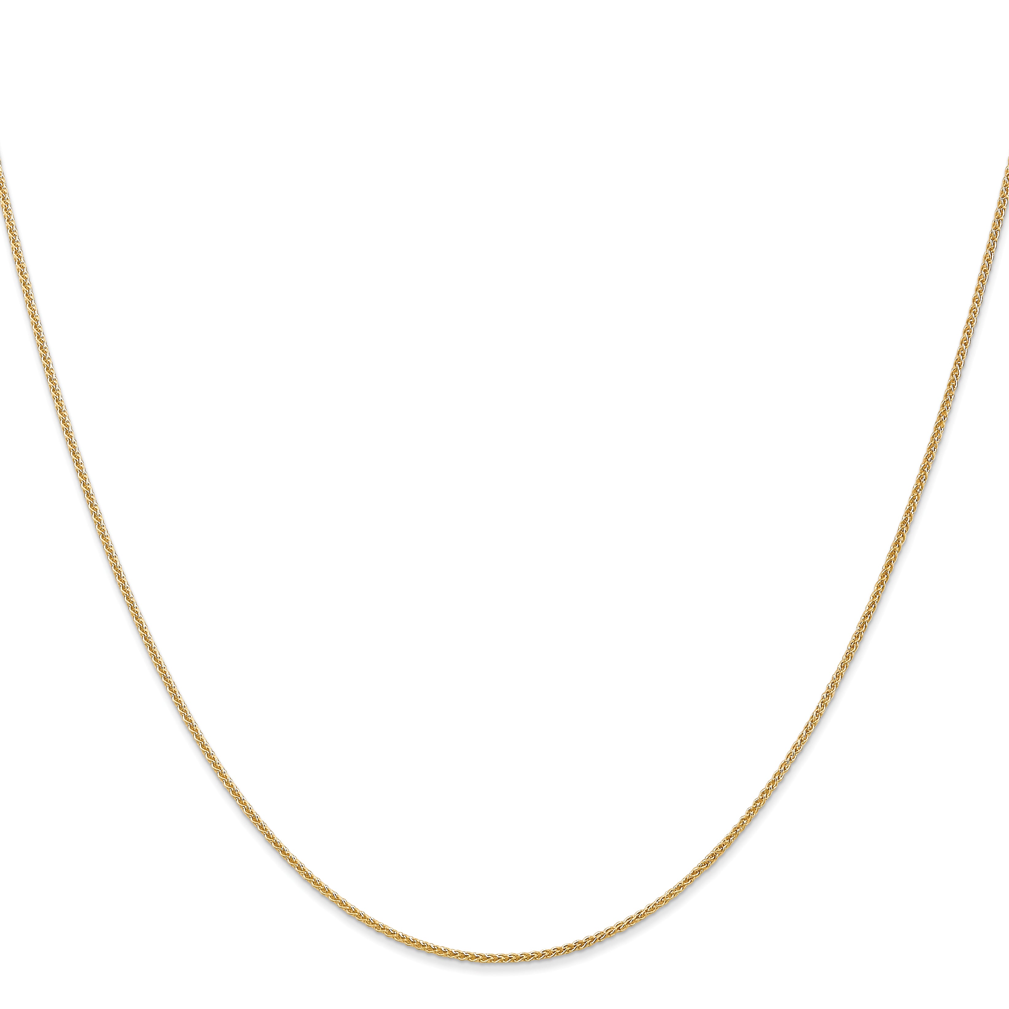 1.0mm 10K Yellow Gold Spiga Chain Secondary image