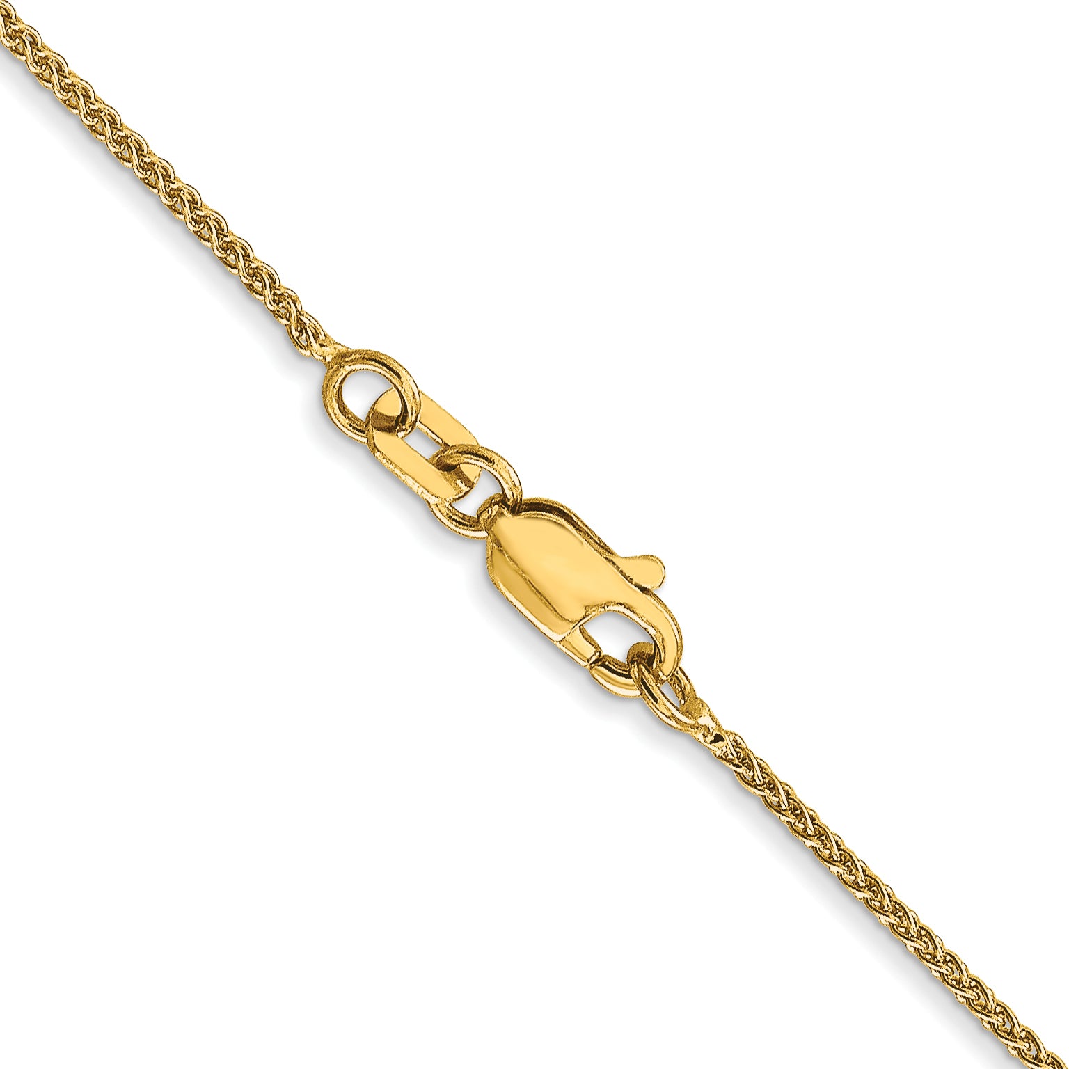 1.0mm 10K Yellow Gold Spiga Chain - Sophia Jewelers