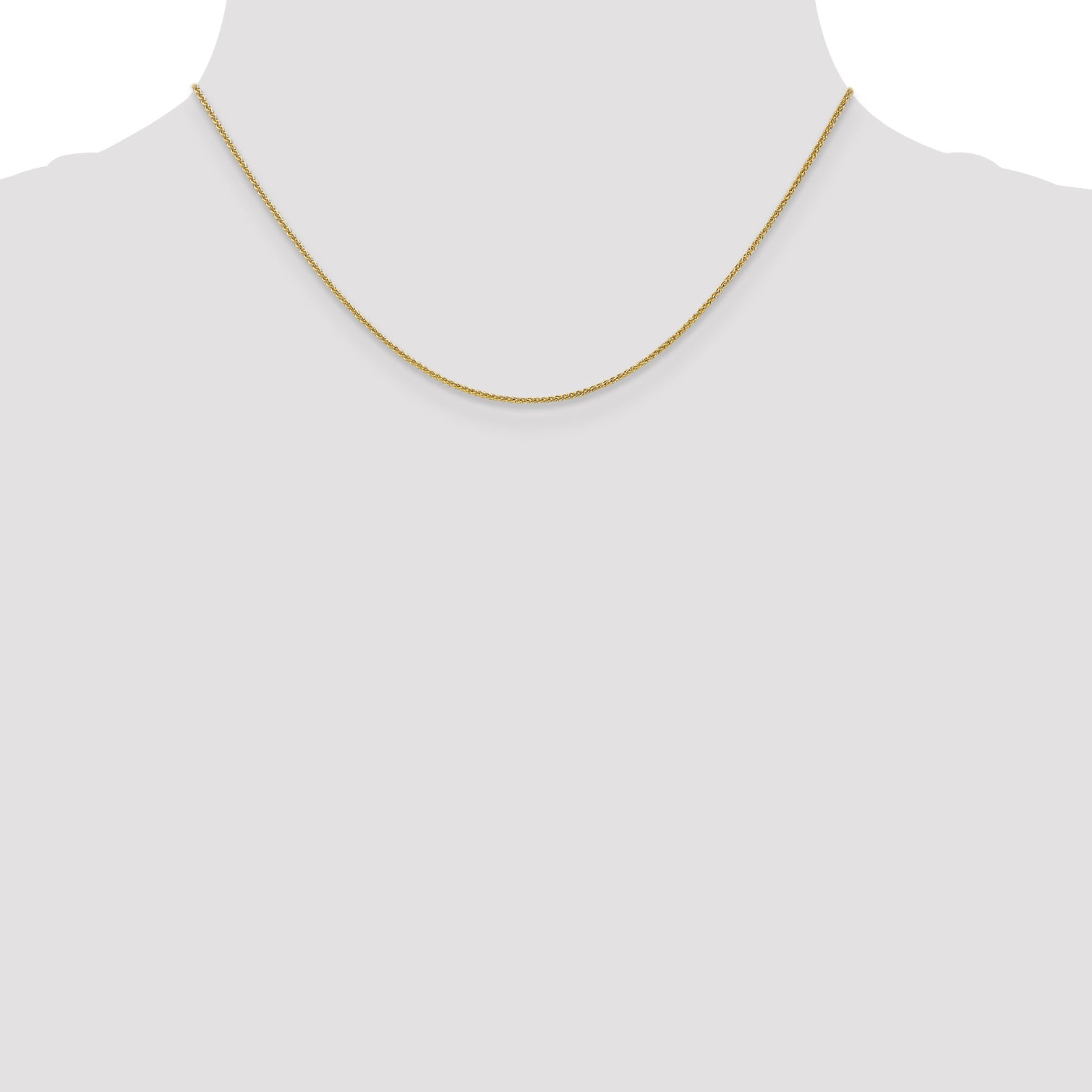 1.0mm 10K Yellow Gold Spiga Chain - Sophia Jewelers