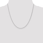 10K White Gold 1mm Spiga Chain