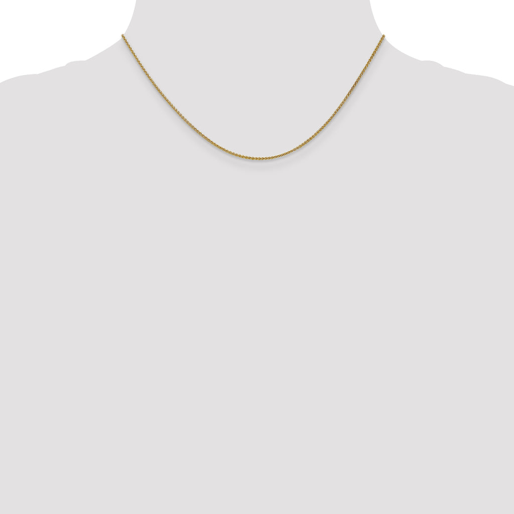 1.2mm 10K Yellow Gold Spiga Chain - Sophia Jewelers