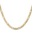 4.5mm 10K Yellow Gold Concave Figaro Chain - Sophia Jewelers