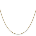 0.65mm 10K Yellow Gold Spiga Chain - Sophia Jewelers