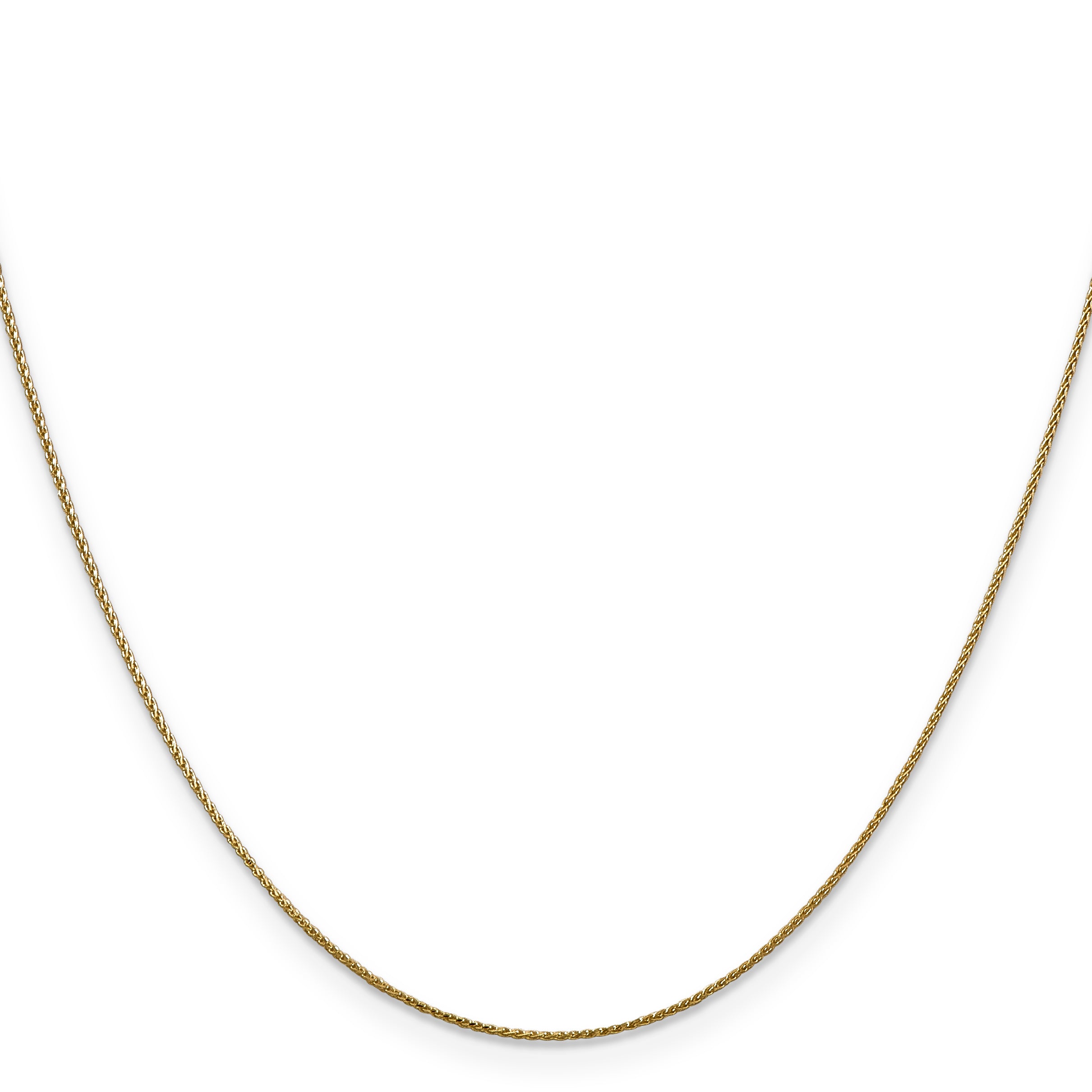 0.65mm 10K Yellow Gold Spiga Chain - Sophia Jewelers