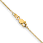 0.65mm 10K Yellow Gold Spiga Chain - Sophia Jewelers