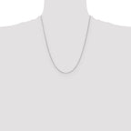 10k White Gold .65mm D/C Spiga Chain