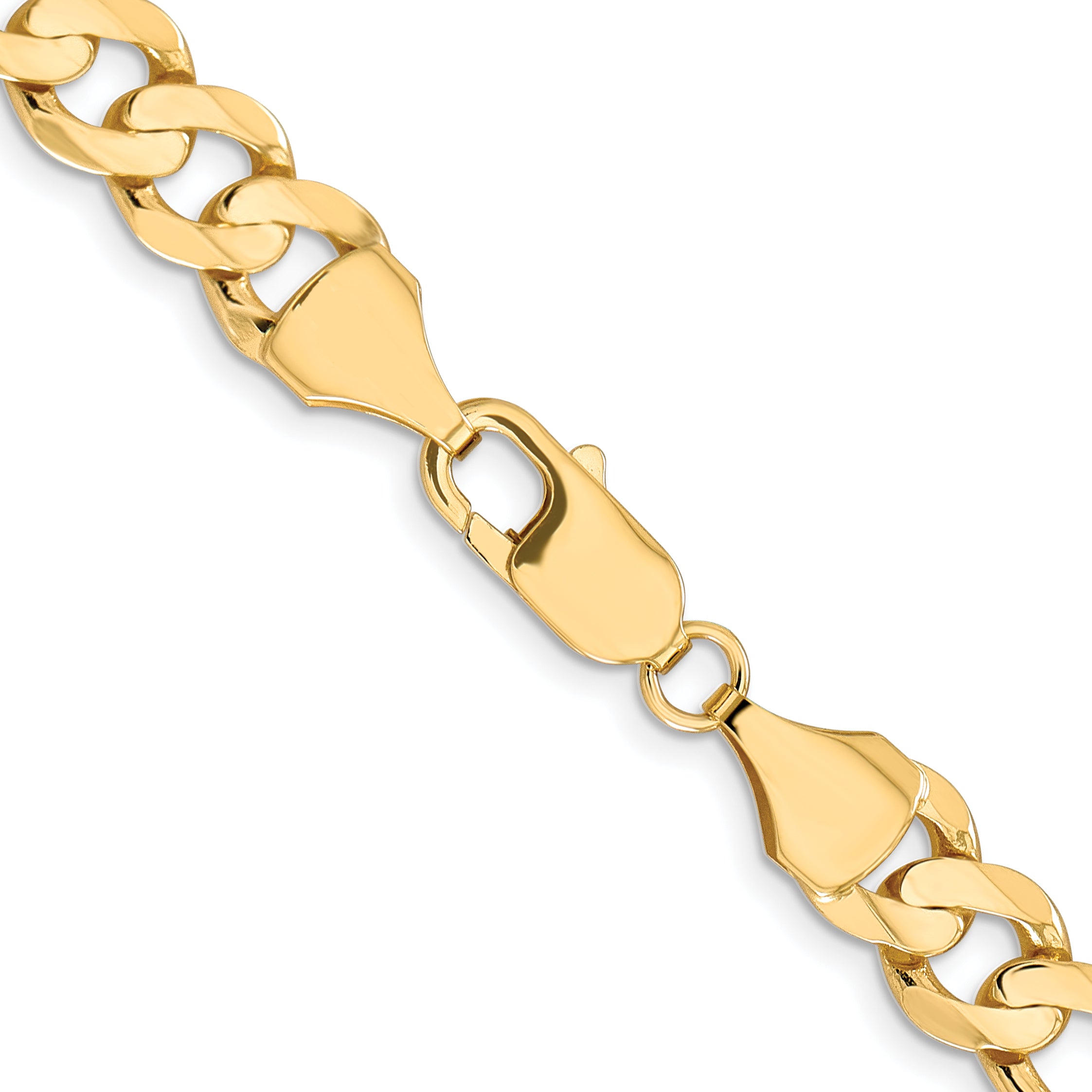 8.75mm 10K Yellow Gold Concave Figaro Chain - Sophia Jewelers