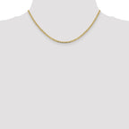 2.4mm 10K Yellow Gold Anchor Chain - Sophia Jewelers