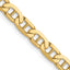 3.75mm 10K Yellow Gold Concave Anchor Chain - Sophia Jewelers