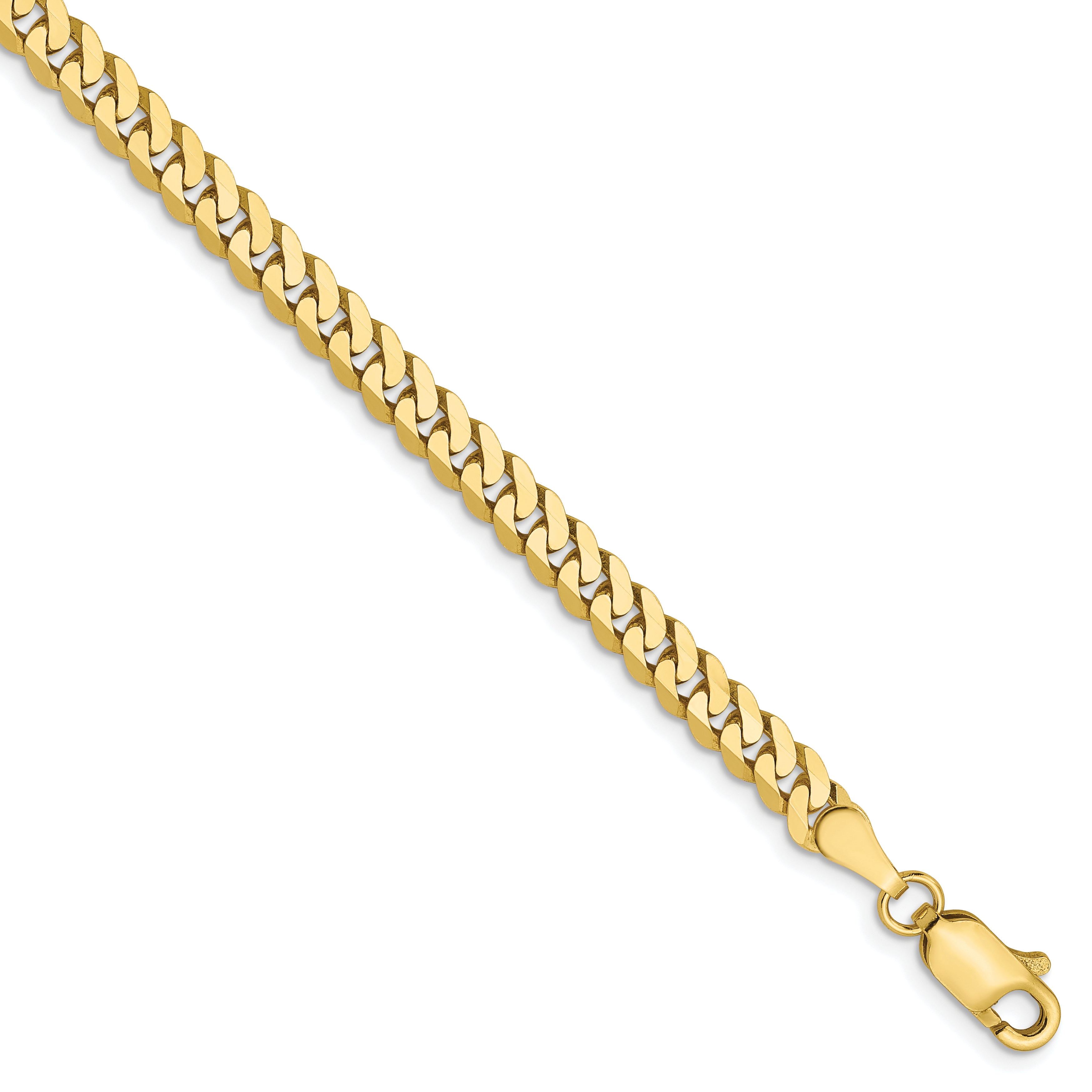 10K 3.9mm Flat Beveled Curb Chain Main image