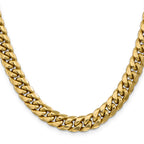 9.3mm 10K Yellow Gold Miami Cuban Link Chain - Sophia Jewelers