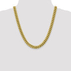 9.3mm 10K Yellow Gold Miami Cuban Link Chain - Sophia Jewelers