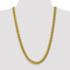 10K Yellow Gold Cuban Chain Necklace 9.3mm