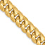 10K Yellow Gold Cuban Chain Necklace 9.3mm