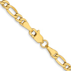3.5mm 10K Yellow Gold Figaro Chain - Sophia Jewelers