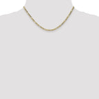 3.5mm 10K Yellow Gold Figaro Chain - Sophia Jewelers