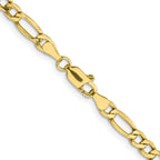 4.75mm 10K Yellow Gold Figaro Chain - Sophia Jewelers