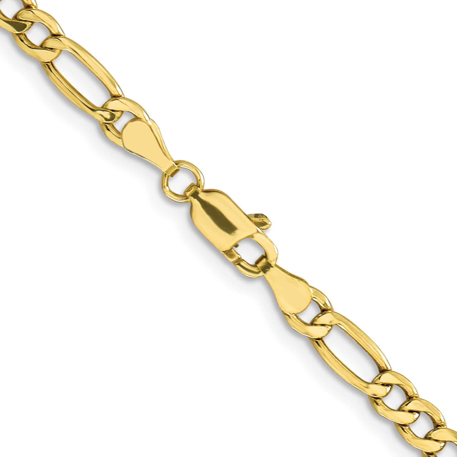 4.75mm 10K Yellow Gold Figaro Chain - Sophia Jewelers